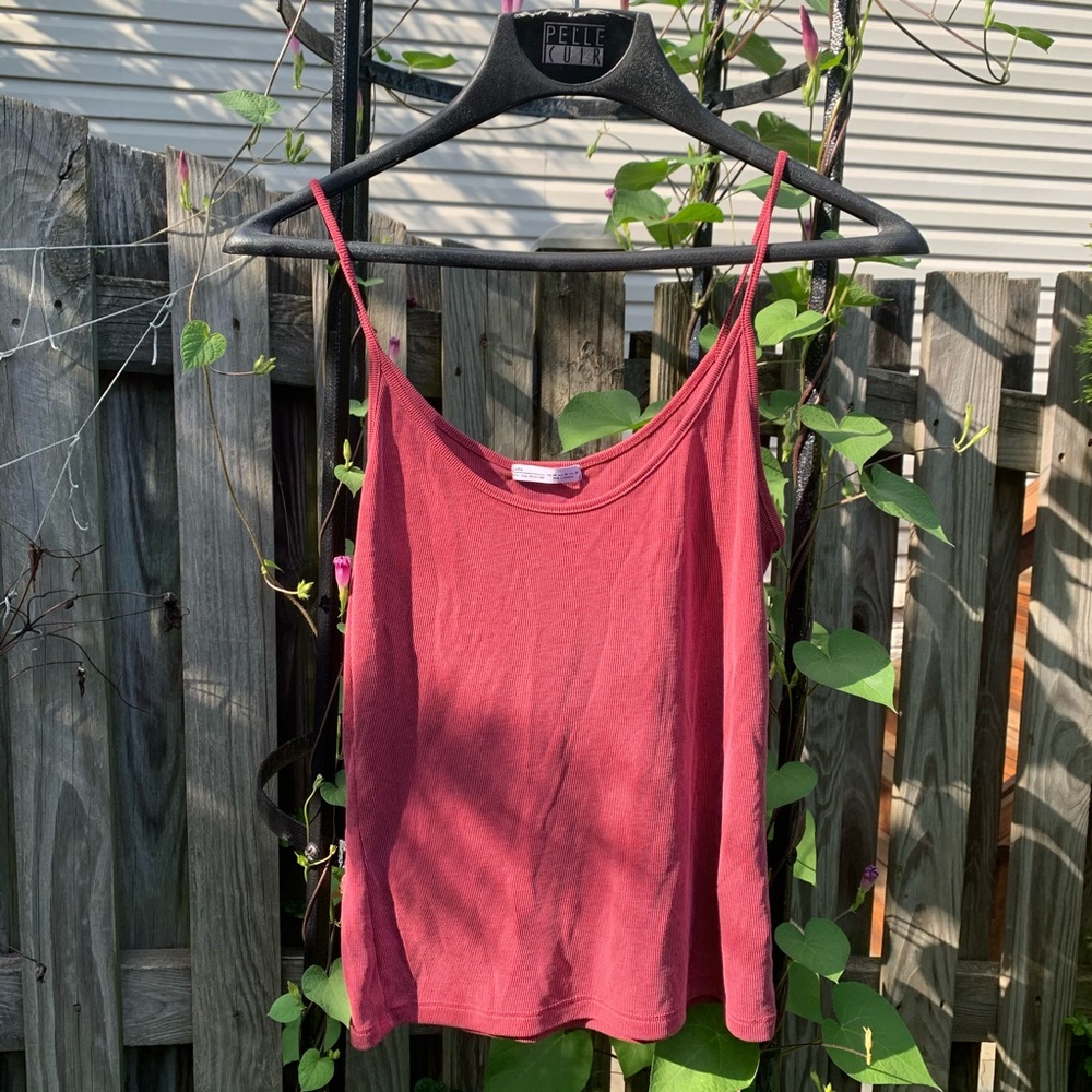 ZARA RIBBED MAUVE CAMI🌺